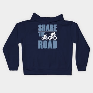 Share the Road with Cyclists Kids Hoodie